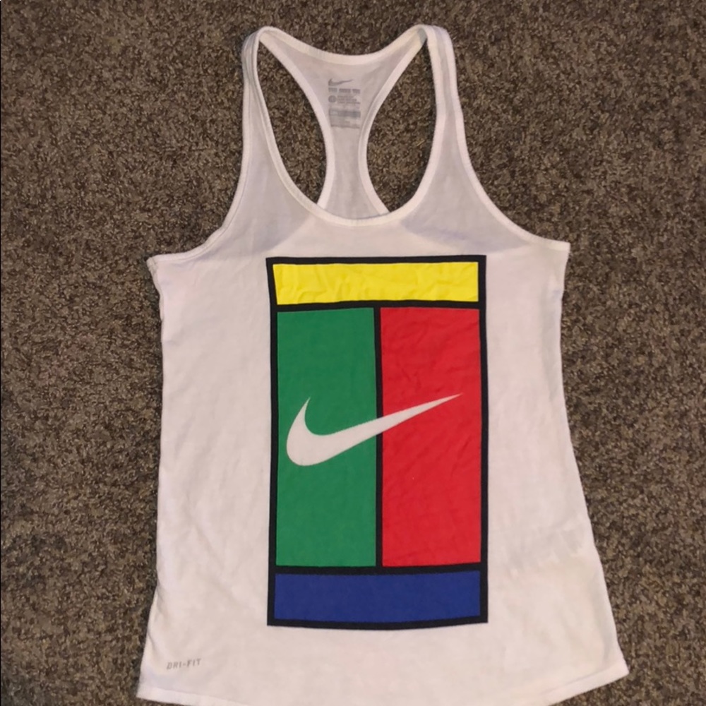 Nike racer back tank top
